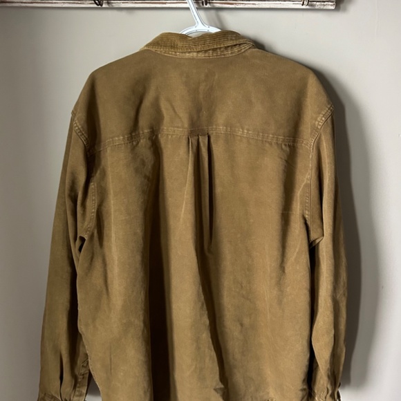 Men's BDG Brown Shacket w/Corduroy Collar - Size Extra Large - Picture 2 of 3